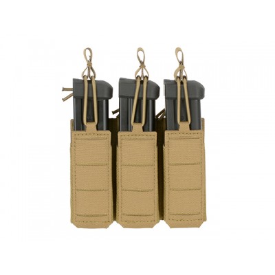 PORTACARGADOR TRIPLE CORTE LASER PISTOLA TAN // ARMYCOP.ES
