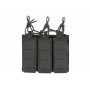 PORTACARGADOR TRIPLE CORTE LASER PISTOLA NEGRO // ARMYCOP.ES