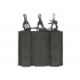 PORTACARGADOR TRIPLE CORTE LASER PISTOLA NEGRO // ARMYCOP.ES