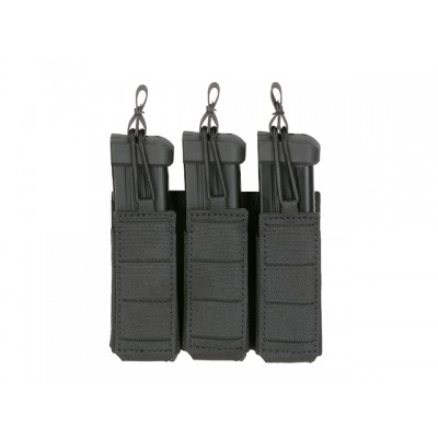 PORTACARGADOR TRIPLE CORTE LASER PISTOLA NEGRO // ARMYCOP.ES