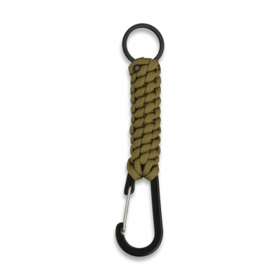MOSQUETON CON PARACORD Y ANILLA COYOTE // ARMYCOP.ES