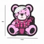 PARCHE PVC 3D TEDDY OSO ROSA // ARMYCOP.ES
