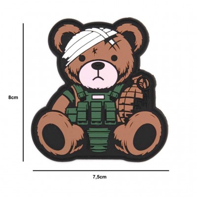PARCHE PVC 3D TEDDY OSO COYOTE