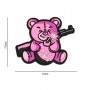 PARCHE PVC 3D TEDDY TERROR ROSA // ARMYCOP.ES