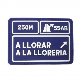 PARCHE A LLORAR AZUL // ARMYCOP.ES