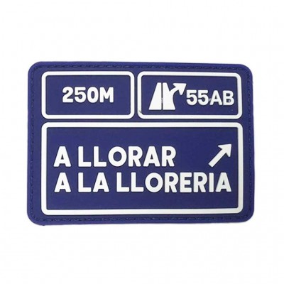 PARCHE A LLORAR AZUL // ARMYCOP.ES