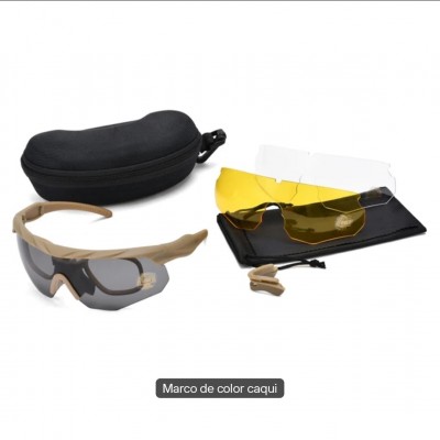 GAFAS DE PROTECCION 3 LENTES COYOTE