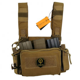 CHALECO CONQUER MICRO CHEST RIG COYOTE / ARMYCOP.ES