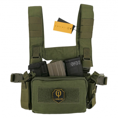 CHALECO CONQUER MICRO CHEST RIG OD / ARMYCOP.ES