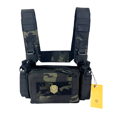 CHALECO CONQUER MICRO CHEST RIG MULTICAM BLACK / ARMYCOP.ES