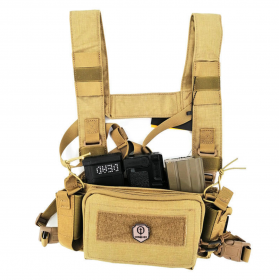 CHALECO CONQUER MICRO CHEST RIG TAN / ARMYCOP.ES