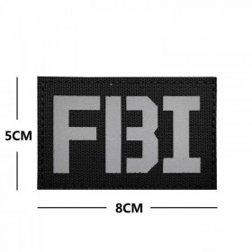 PARCHE FBI NEGRO GRIS