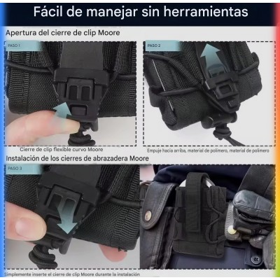 FUNDA DE GRILLETE MOLLE AJUSTABLE