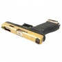 Pistola Airsoft We G17 Custom-TG Gas Negra-Dorada / ARMYCOP.ES