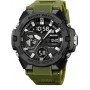 RELOJ TACTICO DIGITAL Y ANALOGICO VERDE SK23