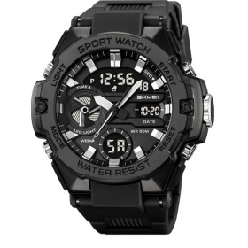 RELOJ TACTICO DIGITAL Y ANALOGICO NEGRO SK23