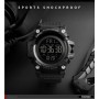 RELOJ TACTICO NEGRO Y ROJO DIGITAL PX-31