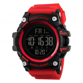 RELOJ TACTICO NEGRO Y ROJO DIGITAL PX-31