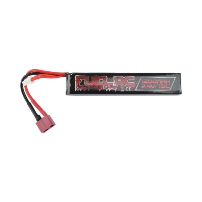 BATERIA LIPO 7,4V 1200 MAH FUEL 15C STICK T-DEAN