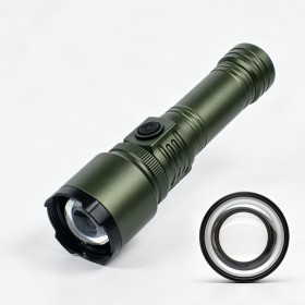 LINTERNA 1300LM CON ZOOM RECARGABLE TIPO C