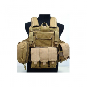 CHALECO TACTICO MOLLE CIRAS TAN // ARMYCOP.ES