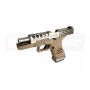 Pistola Airsoft Armorer Works G17 Hex-Cut Plata/Tan // ARMYCOP.ES
