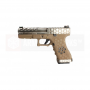 Pistola Airsoft Armorer Works G17 Hex-Cut Plata/Tan // ARMYCOP.ES