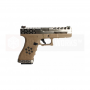 Pistola Airsoft Armorer Works G17 Hex-Cut Plata/Tan // ARMYCOP.ES
