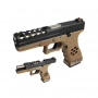 Pistola Airsoft Armorer Works G17 VX0111 Hex-Cut Negro/Tan // ARMYCOP.ES