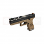 Pistola Airsoft Armorer Works G17 VX0111 Hex-Cut Negro/Tan // ARMYCOP.ES