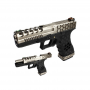Pistola Airsoft Armorer Works G17 Hex-Cut Negro/Plata // ARMYCOP.ES
