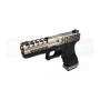 Pistola Airsoft Armorer Works G17 Hex-Cut Negro/Plata // ARMYCOP.ES