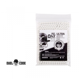 Bolas Airsoft Duel Code 0.43g BIO 1000bbs Ultra Blanco // ARMYCOP.ES