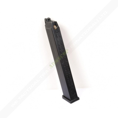 CARGADOR LARGO GLOCK 17/18 50BBS NEGRO WE