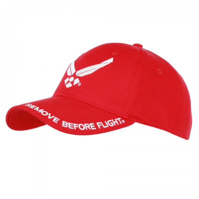 GORRA BEISBOL REMOVE BEFORE FLIGHT ROJO