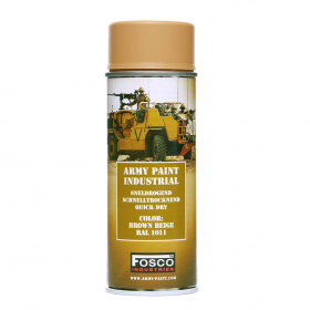 PINTURA SPRAY MILITAR FOSCO 400 ML. MARRON BEIGE