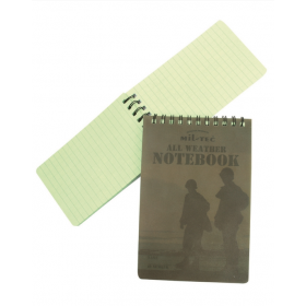 LIBRETA RESISTENTE AL AGUA