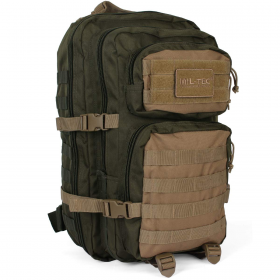 MOCHILA ASALTO U.S. 36L. VERDE/COYOTE