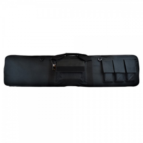 FUNDA TRANSPORTE RIFLE 130CM NEGRO