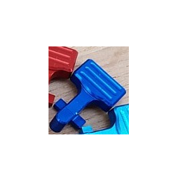 PIEZA EXTERIOR LATERAL MOD.B PARA M4 - AZUL