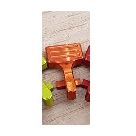 PIEZA EXTERIOR LATERAL MOD.B PARA M4 - NARANJA