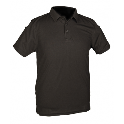 POLO TACTICO MILTEC NEGRO
