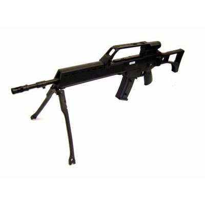 Rifle Airsoft Jing Gong Works G36 con Visor y Bipode Negro // ARMYCOP.ES