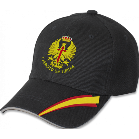 GORRA BEISBOL EJERCITO DE TIERRA NEGRO