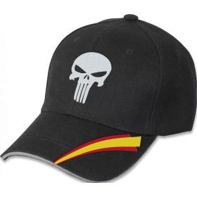 GORRA BEISBOL CALAVERA NEGRO