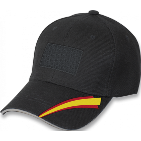 GORRA BEISBOL ESPAÑA NEGRO