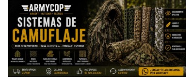 Sistemas de Camuflaje Militar y Táctico Profesional | Armycop