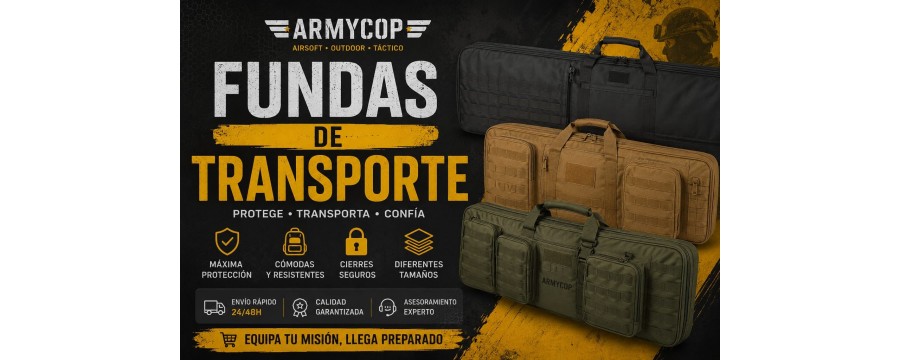 Fundas de Transporte para Réplicas de Fusiles y Pistolas | Armycop