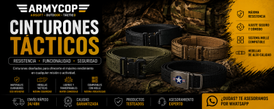 Cinturones Tácticos Militares | Airsoft y Outdoor | Armycop