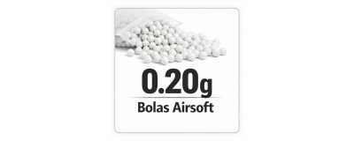Bolas Airsoft 0.20g | Precisión y calidad para airsoft